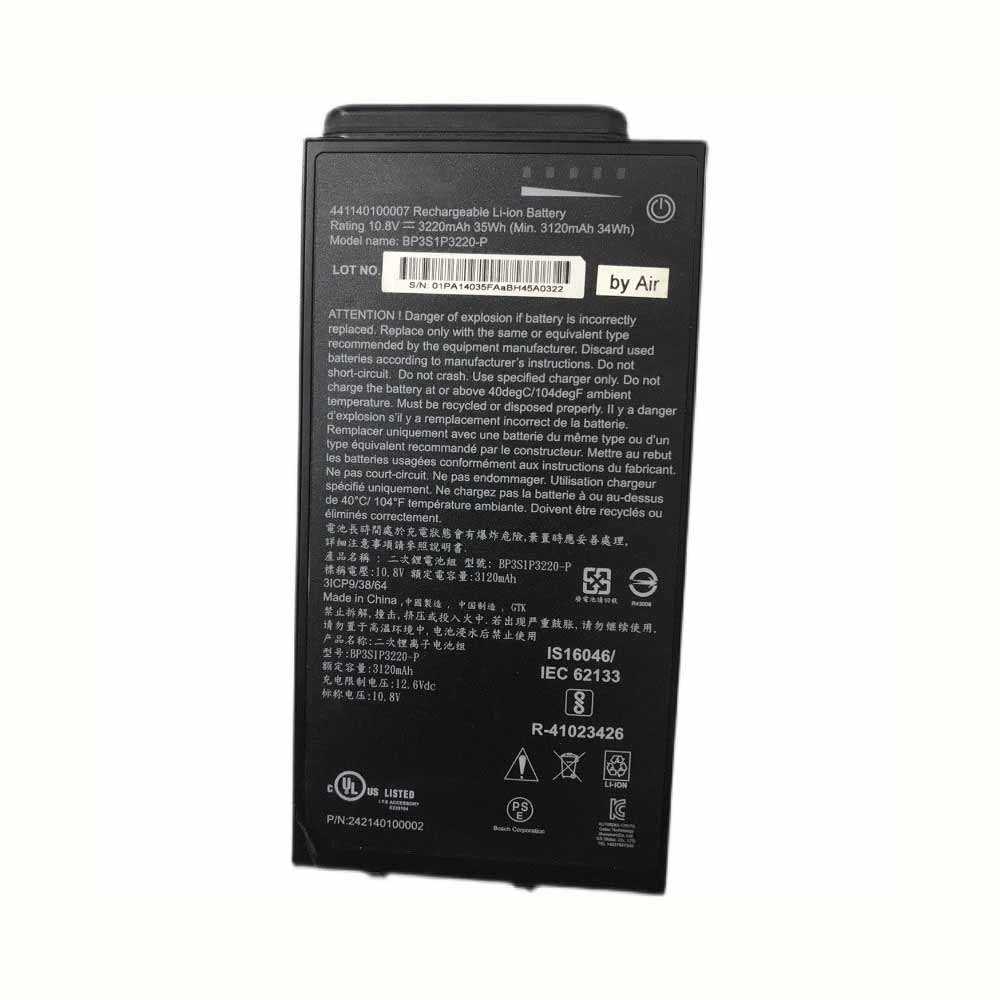 Batería para S410-Semi-Rugged-Notebook-BP-S410-2nd-32/getac-BP3S1P3220-P